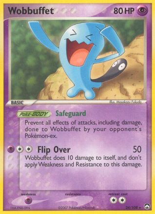 Wobbuffet - Reverse Holofoil Power Keepers - Rare