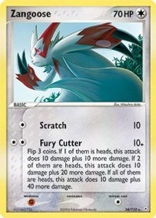 Zangoose Holon Phantoms - Rare