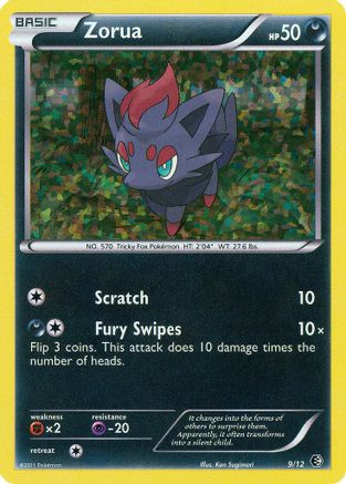 Zorua - 9/12/12 - Holofoil McDonalds Promos 2011 - Promo