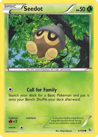 Seedot 005 XY Flashfire - Common