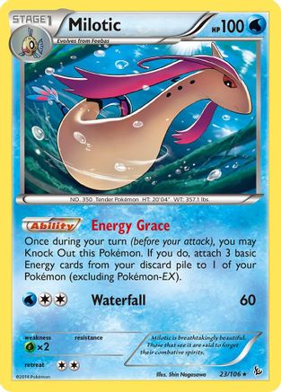 Milotic 023/106 - Holofoil XY Flashfire - Holo Rare