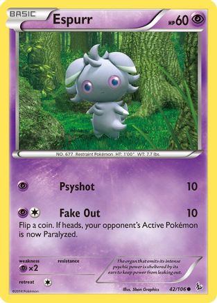 Espurr 042 XY Flashfire - Common