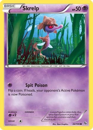 Skrelp 044 XY Flashfire - Common