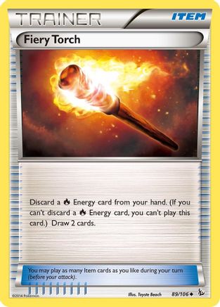 Fiery Torch 089 - Reverse Holofoil XY Flashfire - Uncommon