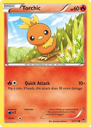 Torchic 012 XY Furious Fists - Common