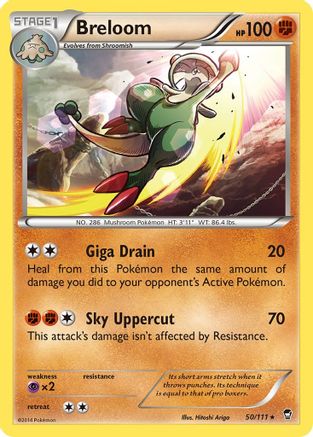 Breloom 050 XY Furious Fists - Rare