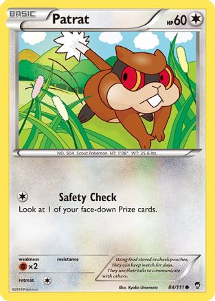 Patrat 084 XY Furious Fists - Common