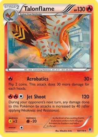 Talonflame XY Phantom Forces - Rare