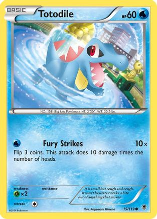 Totodile 015 XY Phantom Forces - Common