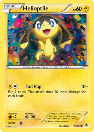 Helioptile (28) XY Phantom Forces - Common