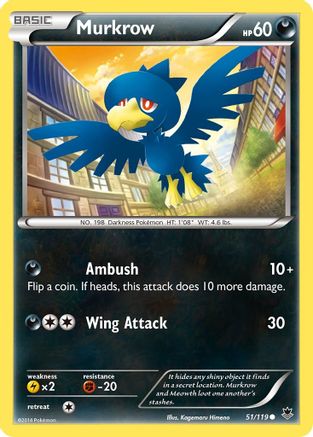 Murkrow 051/119 XY Phantom Forces - Common