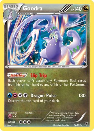 Goodra 077/119 - Reverse Holofoil XY Phantom Forces - Holo Rare