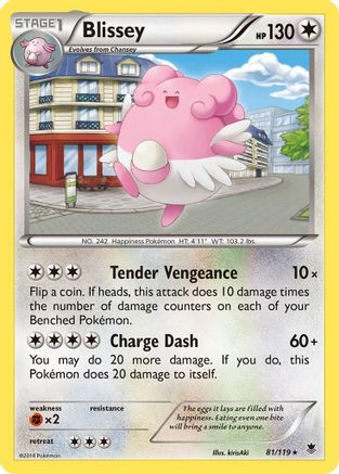 Blissey XY Phantom Forces - Rare