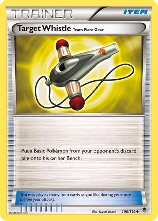 Target Whistle 106/119 XY Phantom Forces - Uncommon