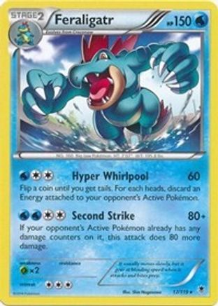 Feraligatr - 17/119 (XY Phantom Forces)/119 Deck Exclusives - Rare