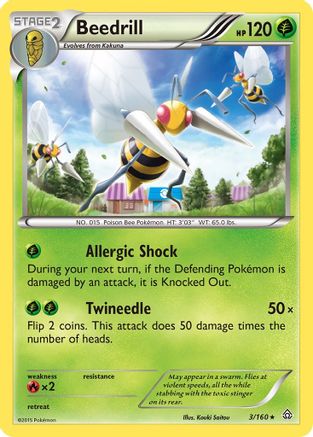 Beedrill 003 XY Primal Clash - Rare