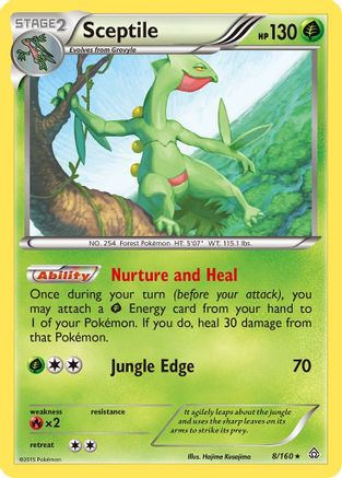 Sceptile 008 XY Primal Clash - Rare