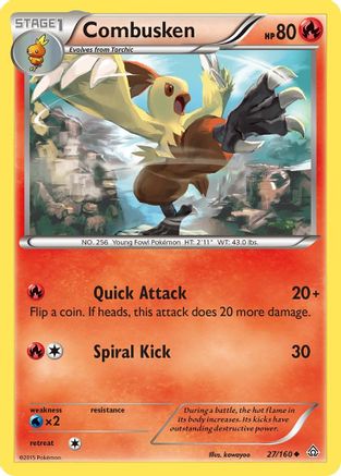 Combusken/160 XY Primal Clash - Uncommon
