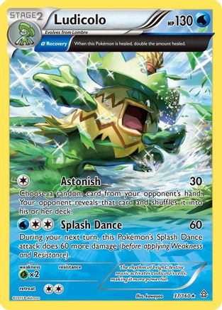 Ludicolo (Alpha) 037 XY Primal Clash - Rare