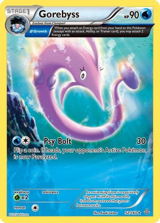 Gorebyss (Alpha) 052 - Reverse Holofoil XY Primal Clash - Rare