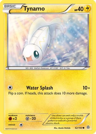 Tynamo - Reverse Holofoil XY Primal Clash - Common