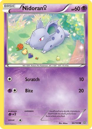 Nidoran (F) 066 XY Primal Clash - Common