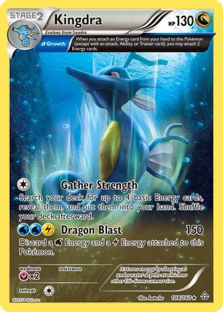 Kingdra (Alpha) 108 - Holofoil XY Primal Clash - Holo Rare