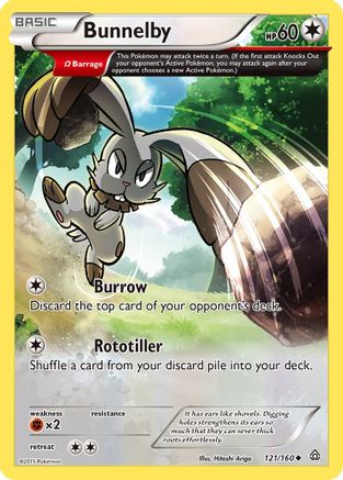 Bunnelby (Omega) 121 XY Primal Clash - Uncommon