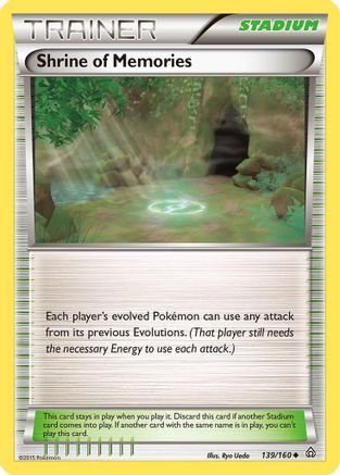 Shrine of Memories 139 - Reverse Holofoil XY Primal Clash - Uncommon
