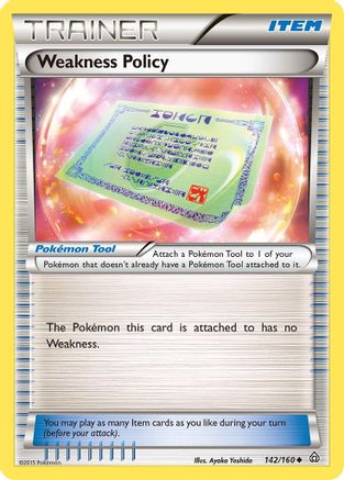 Weakness Policy XY Primal Clash - Uncommon