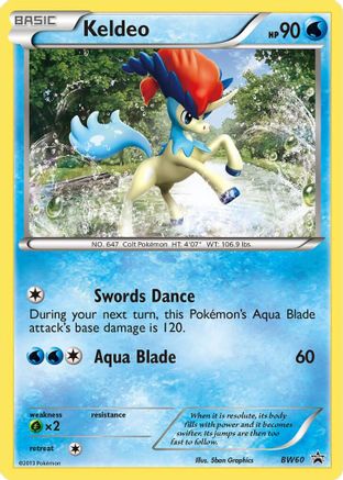 Keldeo - BW60 Black and White Promos - Promo