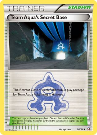 Team Aqua's Secret Base 028 Double Crisis - Uncommon
