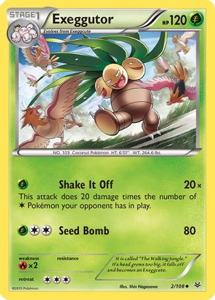 Exeggutor 002 - Reverse Holofoil XY Roaring Skies - Uncommon