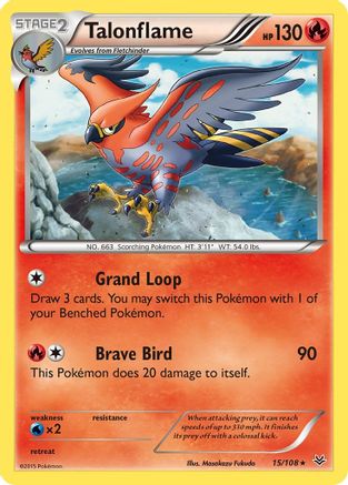 Talonflame/108 XY Roaring Skies - Rare