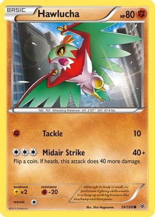 Hawlucha 039 XY Roaring Skies - Common