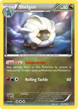 Shelgon XY Roaring Skies - Uncommon