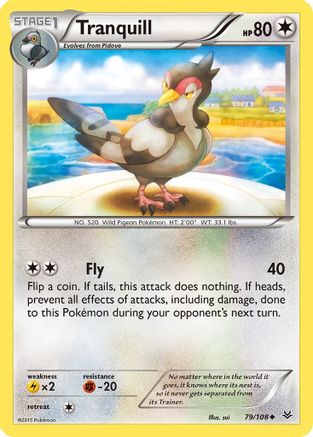 Tranquill XY Roaring Skies - Uncommon