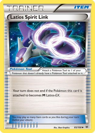 Latios Spirit Link 085 - Reverse Holofoil XY Roaring Skies - Uncommon