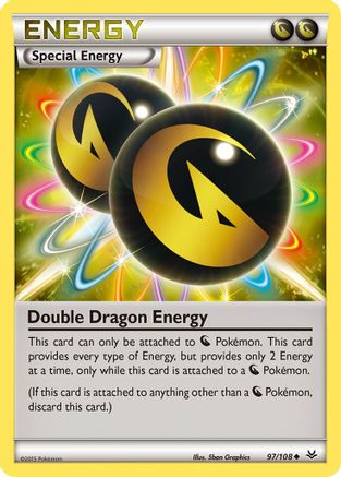 Double Dragon Energy 097 - Reverse Holofoil XY Roaring Skies - Uncommon
