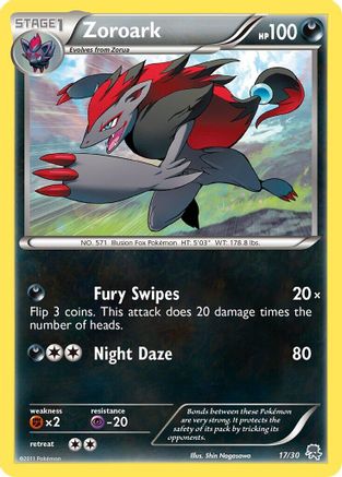 Zoroark (#17 Non-Holo) BW Trainer Kit Excadrill & Zoroark - Common