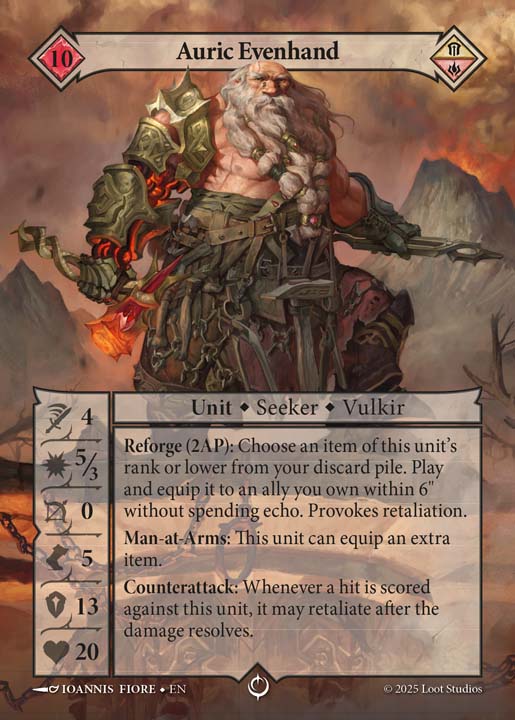 Malediction | Order/Primal: Auric Evenhand ALTERNATE SCULPT