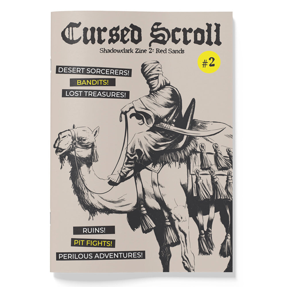 Shadowdark: Cursed Scroll Zine Vol.2: Red Sands