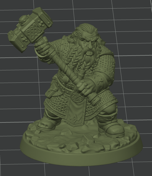 Dwarf Fighter, Male