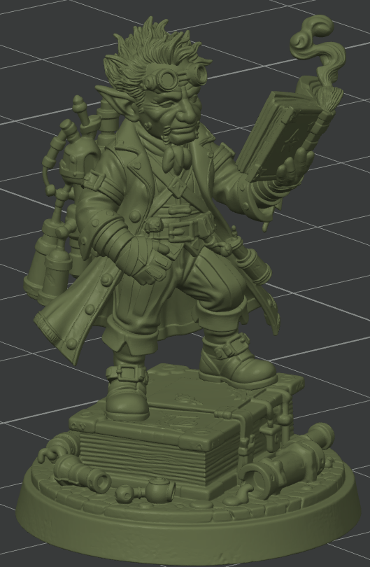 Gnome Artificer, Male