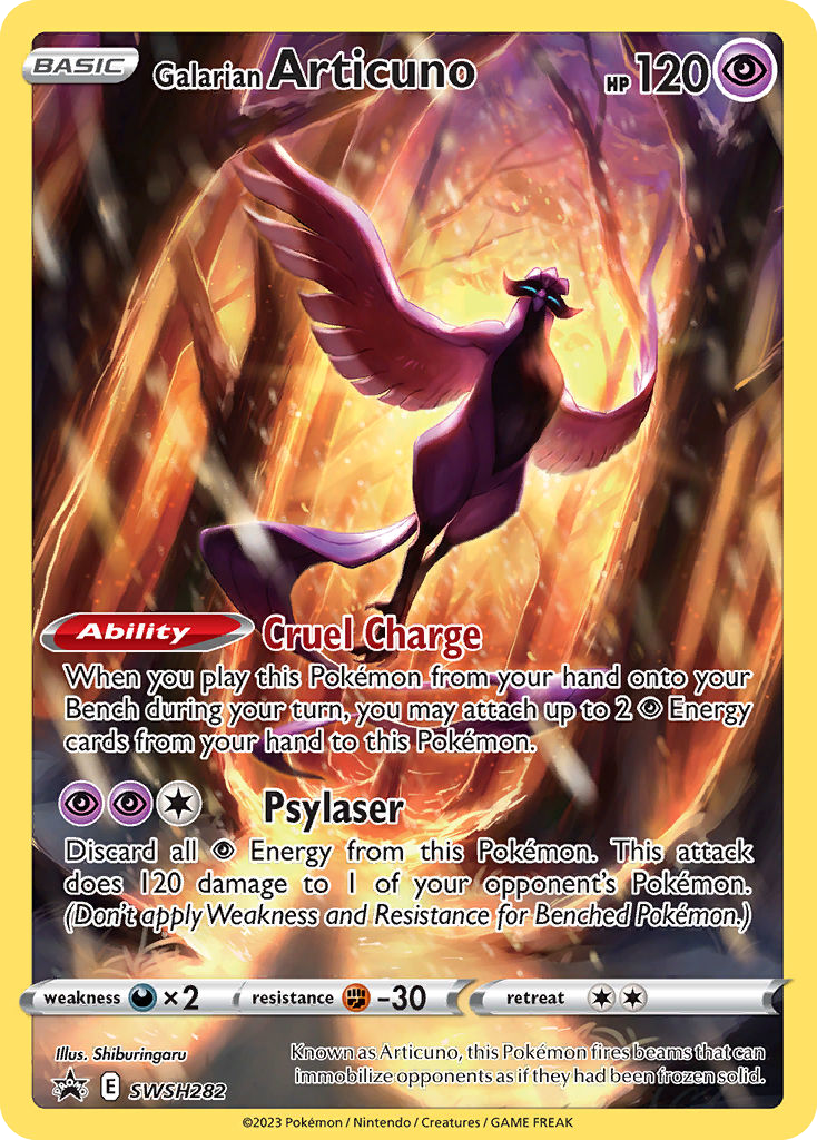 Galarian Articuno SWSH282 SWSH Black Star Promos - Promo
