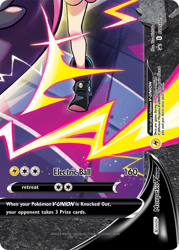 Morpeko V-UNION SWSH290 SWSH Black Star Promos - Promo