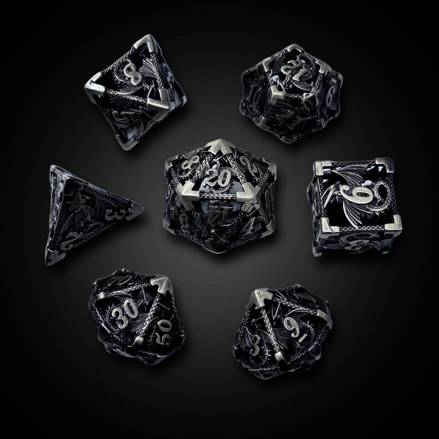 Merchant Guild House Dice: Gravegold Hollow Metal