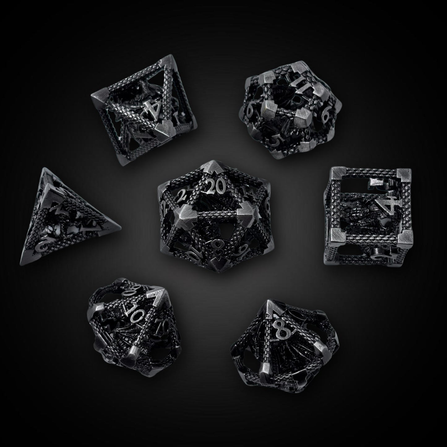 Merchant Guild House Dice: Grim Reliquary Hollow Metal