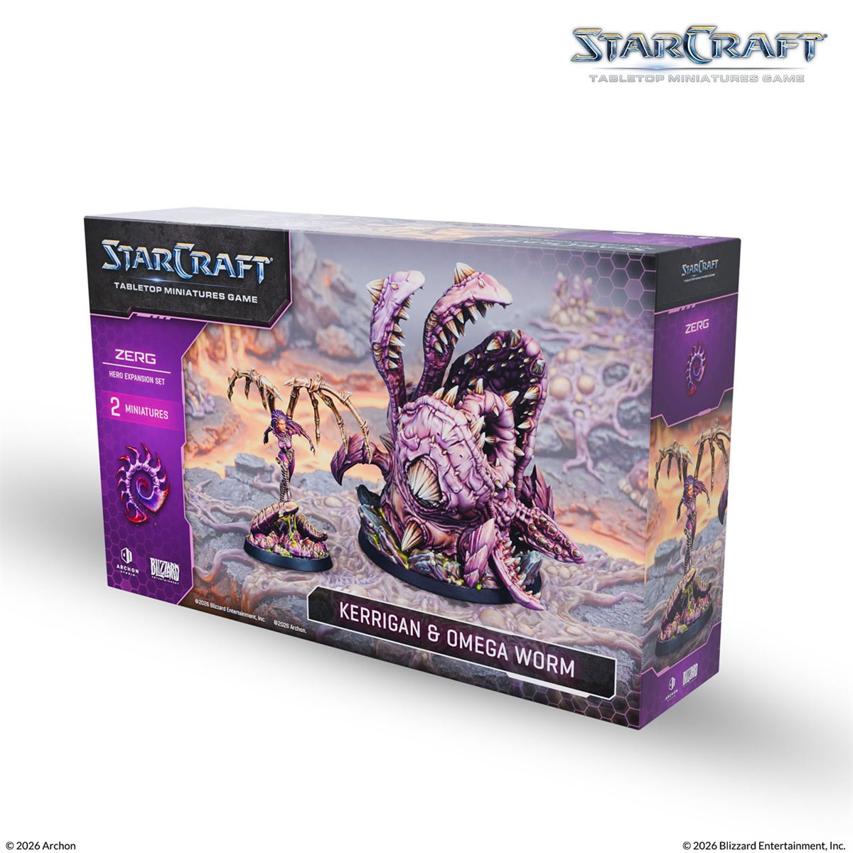 Starcraft: Zerg Primal Kerrigan & Omega Worm (Pre-Order May 30th)