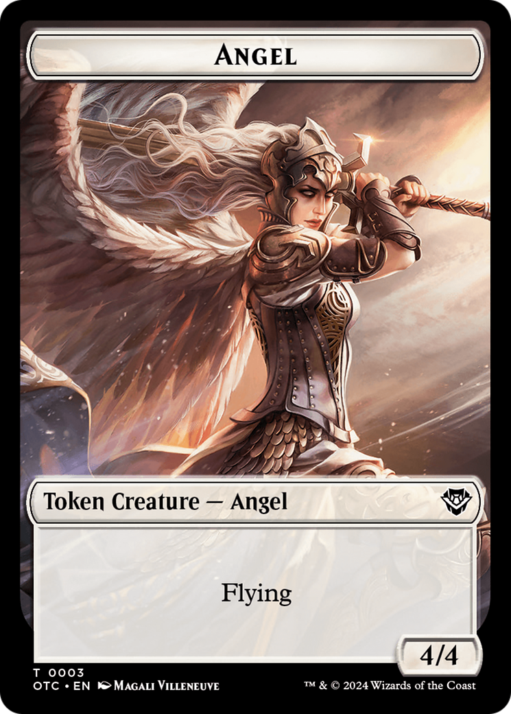 Angel (TOTC-003) - Outlaws of Thunder Junction Commander Tokens Foil